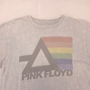 Pink Floyd Band Graphic Crew Neck T Shirt Adult Mens Size Medium M Gray